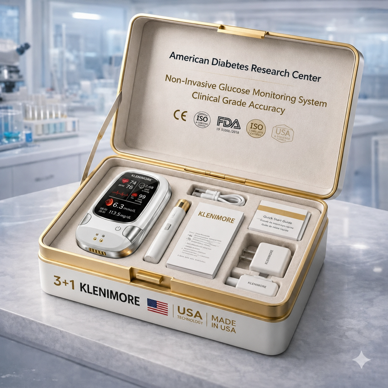 🔥Final 3 Hours：50% OFF🏆Develops Newly Launched Non-Invasive Smart Blood Sugar Tracking Device✅