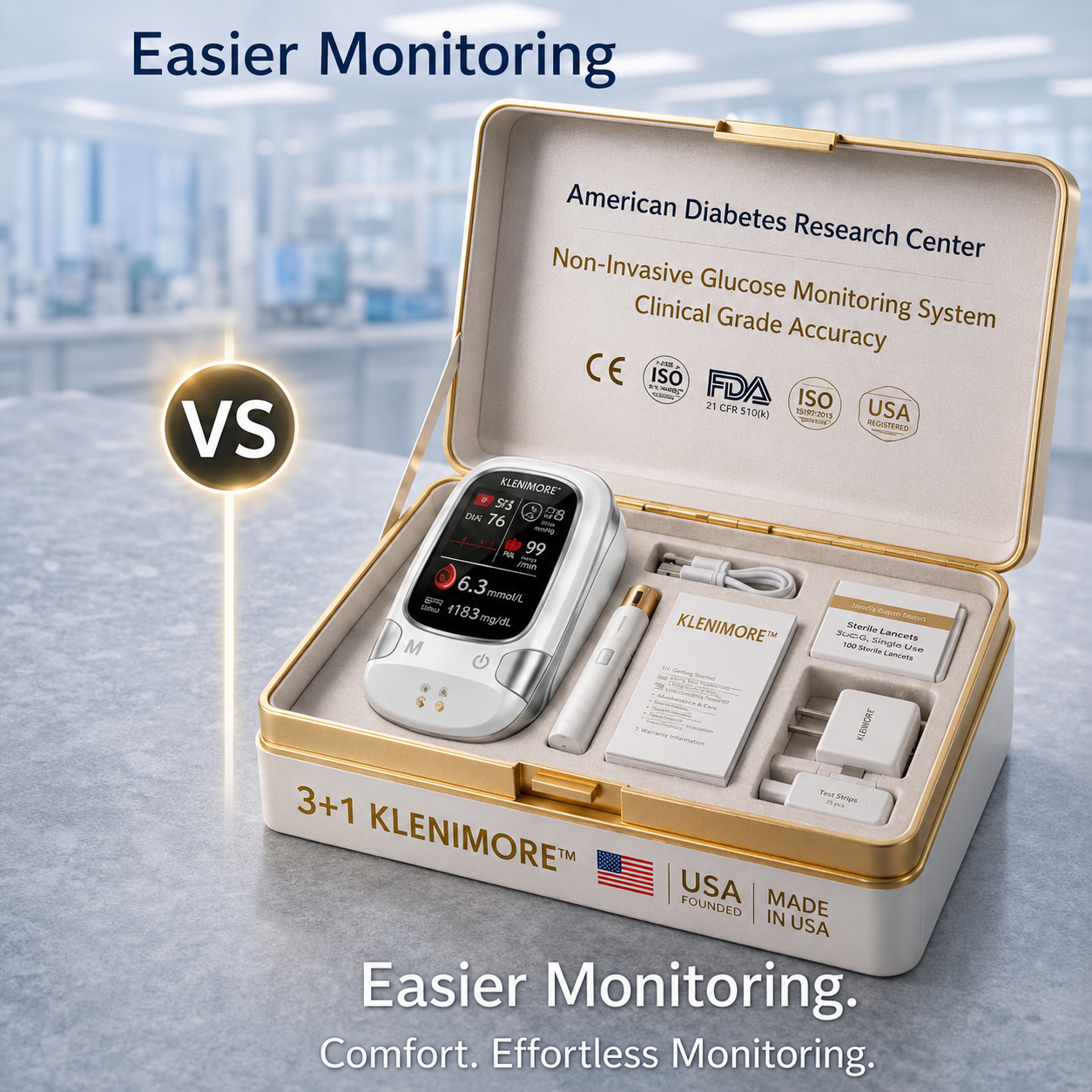 🔥Final 3 Hours：50% OFF🏆Develops Newly Launched Non-Invasive Smart Blood Sugar Tracking Device✅