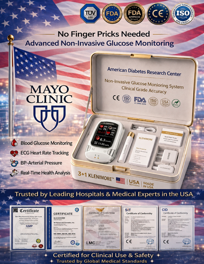 🔥Final 3 Hours：50% OFF🏆Develops Newly Launched Non-Invasive Smart Blood Sugar Tracking Device✅