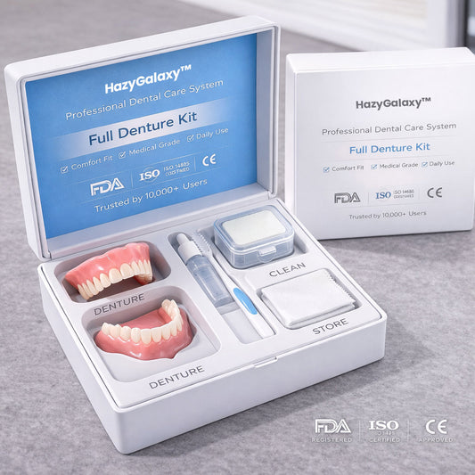 '--🦷 HazyGalaxy™ Custom-Fit Dentures ⏰ ENDS TODAY   70% OFF | Smile with Confidence