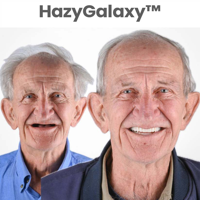 🔥 ENDS TODAY 80% OFF🔥 HazyGalaxy™ Custom-Fit Dentures 🦷Smile with Confidence